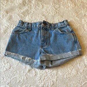 Rustler Blue Denim Shorts Relaxed Fit Casual